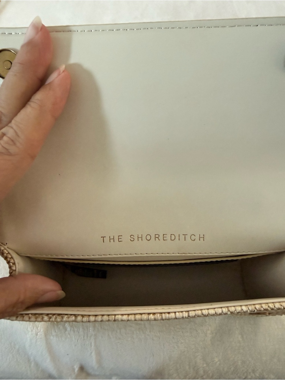 Kurt Geiger Small Shoreditch Eagle Crossbody Bag Neutral with Dust Bag - Picture 6 of 8